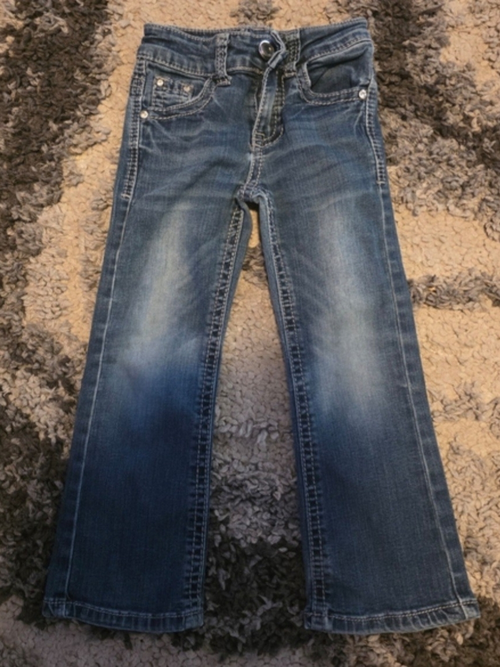 Kids Blue Bootcut Jeans - Classic Everyday Denim